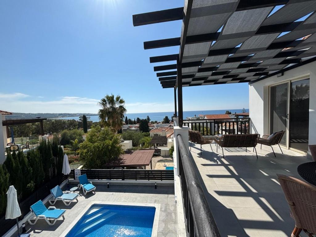 Villa Marina Sea-View Private Pool Peyia Buitenkant foto